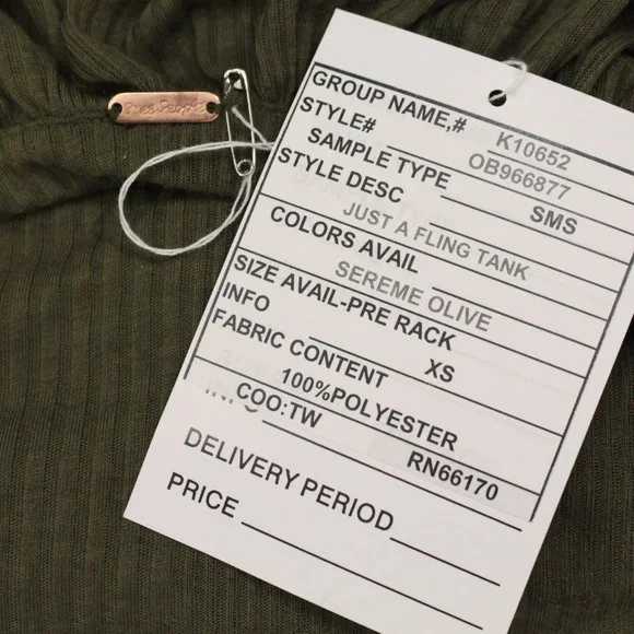 Free People Just a Fling Bubble Halter Top XS - Picture 8 of 8